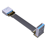 ADT-Link ADT USB3.0 Male to Male Famale to Famale Ultra thin and light through connection cable A Famale to A Male Double corner 10G/bps