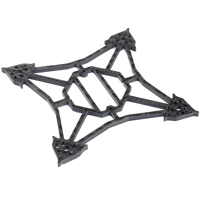 FEICHAO Upgrade 3mm Bottom Plate 3K Carbon Fiber Frame for Larva X RC Drone for FPV Racing Cine BWhoop Toothpick Drone