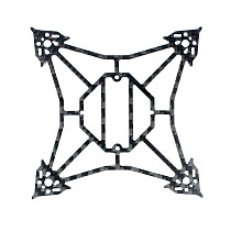 FEICHAO Upgrade 3mm Bottom Plate 3K Carbon Fiber Frame for Larva X RC Drone for FPV Racing Cine BWhoop Toothpick Drone