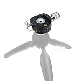 BGNING DSLR Camera Panoramic Shooting Clamp Tripod Monopod Release Plate Mount 360 Rotate For Arca Swiss camera tripod Conver Screw