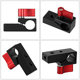 BGNing Camera Cage Handle Grip Lifting Bracket Holder 1/4  Hole With 15mm Rod Rail Clamp Adapter for SLR Camera 5D2 GH4 Cage