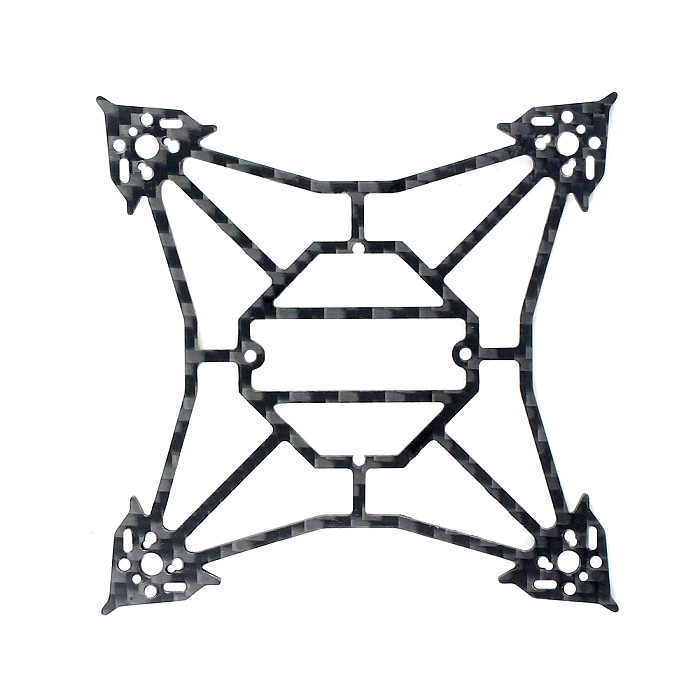 FEICHAO Upgrade 3mm Bottom Plate 3K Carbon Fiber Frame for Larva X RC Drone for FPV Racing Cine BWhoop Toothpick Drone
