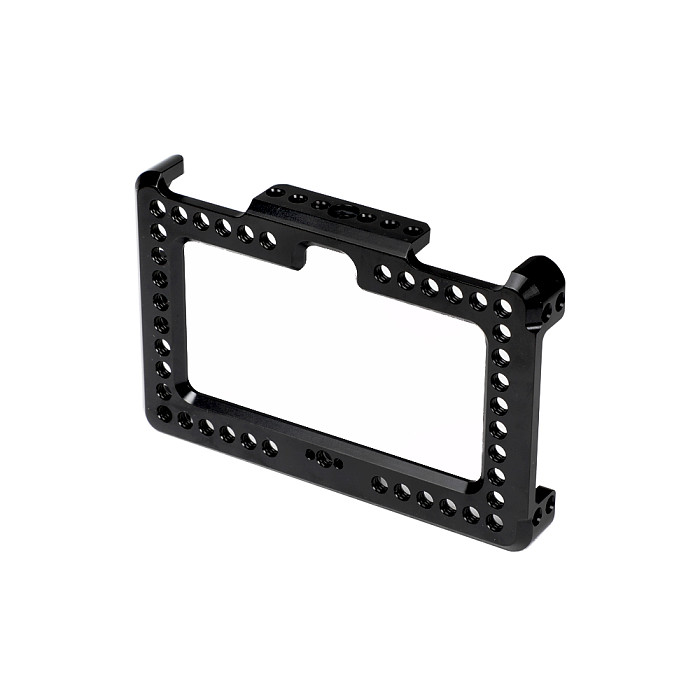 FEICHAO On-camera Monitor Cage Mount Bracket for FeelWorld F6 Plus 5.5  inch Display