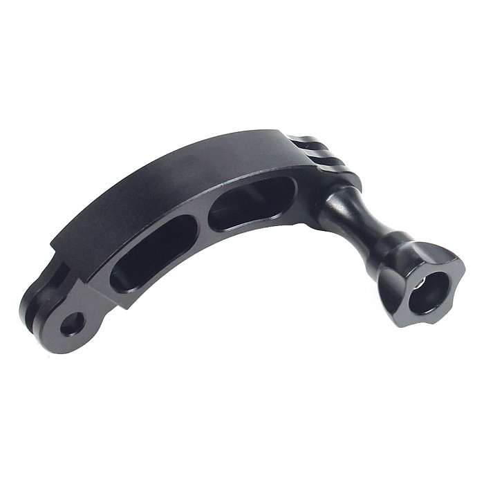 FEICHAO Aluminum alloy Extension Rod Arm Helmet Bracket with L Wrench Camera Fixing Screws For GoPro7/8/max DJI other Sports Cameras