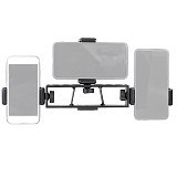 BGNing Multifunction 3in1 Mobile Phone Clip Live Photography Mount Bracket Tripod Head Support Holder Smarphone Stand Accessory