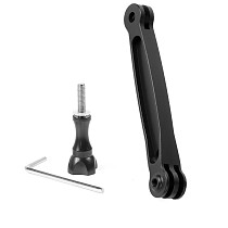  BGNING CNC Aluminum Alloy Extended Camera Conversion Bracket With L-wrench Reinforced Metal Screw For Gopro Full Series GitUp Sports Camera Accessories