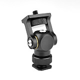 BGNING Universal Hot Shoe Gimbal Bracket Monitor Stabilizer Gimbal Bracket black / gray Suitable for SLR cameras