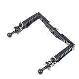 FEICHAO Aluminium Diving DSLR Cameras Cage Dual Handheld Tray Bracket w/ Buttery Clips Carbon Fiber Extension Arm Floating Tripod Mount