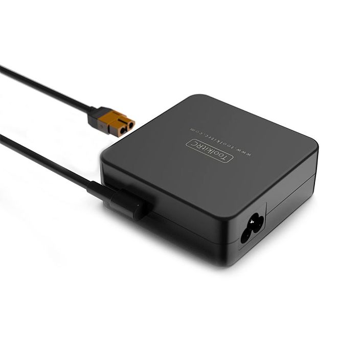 ToolkitRC ADP100 AC/DC Adapter 100w 20v 5A Power Supply Unit Adapter with XT60 Output for RC FPV Drone Battery Balance Charger DIY Toys