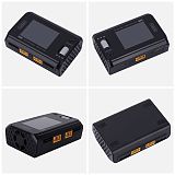 ToolkitRC M6D 500W 15A DC Dual Channel MINI Smart Charger Discharger for 1-6S Lipo/LiHV/LiFe/Lion Battery NiMh Pb Cell Checker Servo Tester, High Power Density 5mV Small Size Charger