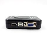 XT-XINTE 2 Port USB VGA KVM Switch 2 in 1 Manual switch Mouse/Keyboard/VGA Video Monitor 200MHz 1920x1440 For PC Laptop Computer