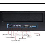 XT-XINTE 2/4/8 Bay NAS Case DIY Home Network Additional Storage Server Chassis USB FLEX 1U for Internet Applications Personal Storage