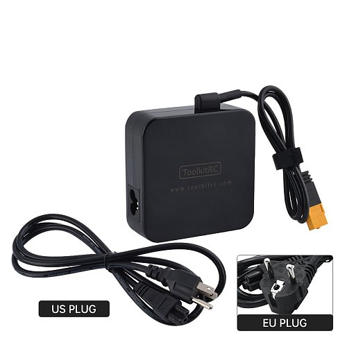ToolkitRC ADP100 AC/DC Adapter 100w 20v 5A Power Supply Unit Adapter with XT60 Output for RC FPV Drone Battery Balance Charger DIY Toys