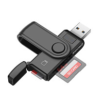 XT-XINTE USB 3.0 2 IN 1 Multi Memory Card Reader Adapter Cardreader for Micro SD/TF for MicroSD Readers for Laptop Computer