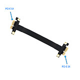 XT-XINTE PCI-e 36PIN 1X Extension Cable Gen3 8Gbps PCI Express 3.0 Card Adapter Cable for 1U/2U Chassis 20CM