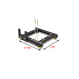 XT-XINTE DIY Aluminum alloy Chassis Rack Open Frame Case With External Graphics Card Base Bracket For PC laptop Computer