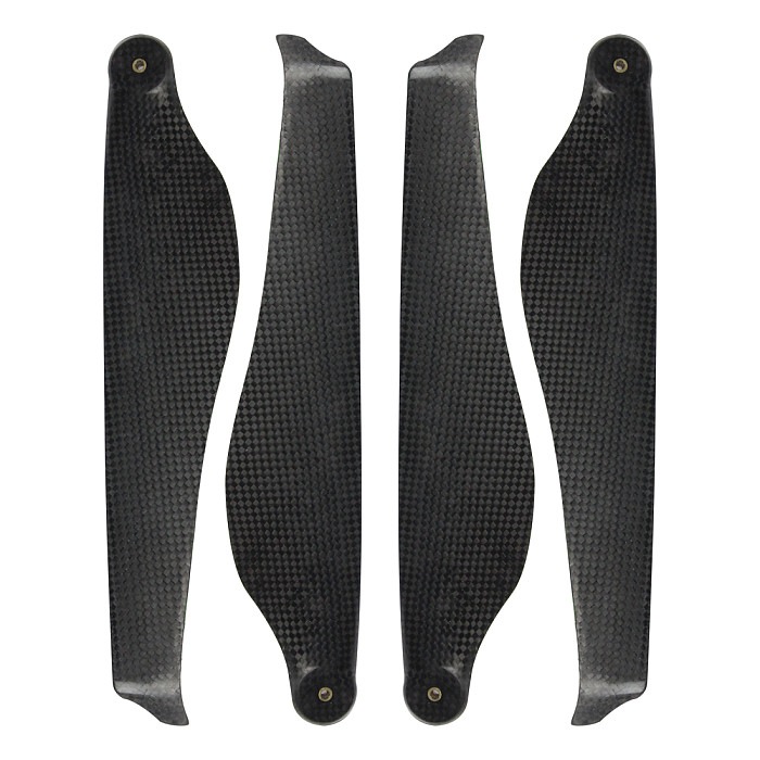 JMT 4PCS 2066/2272/2479 Carbon Fiber Folding Propeller Noise Reduction Prop for Multi-axle/Multi-rotor RC Drone Quadcopter