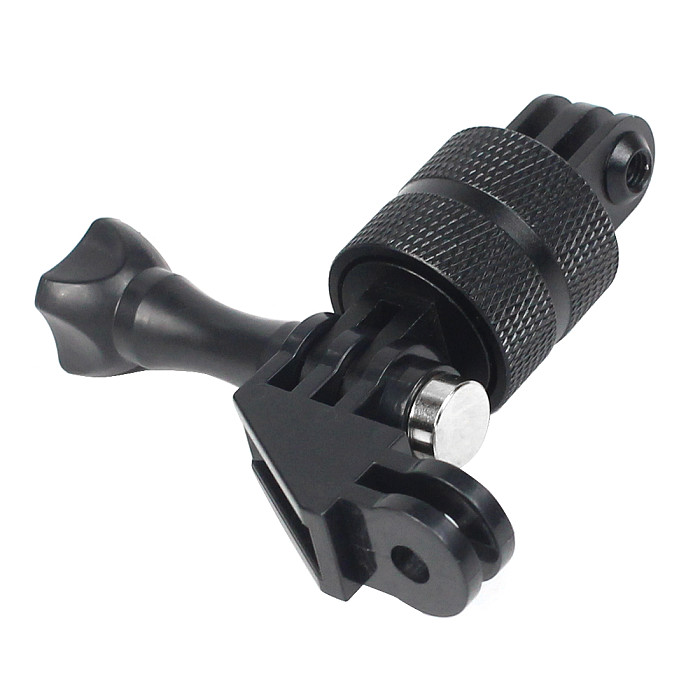 BGNing Multi-Angle Shooting Conversion Connector with 360 Degree Swivel Rotating Tripod Mount Adapter Head Pivot Arm Connector Compatible for GOPRO Series/XiaoYi/Gitup