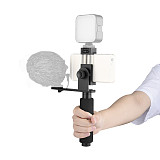 BGNING Phone Stabilizer Bracket Suitable for 41-86mm Phone Outdoor Live Photography Fill Light Handle Bracket Microphone Expansion Holder