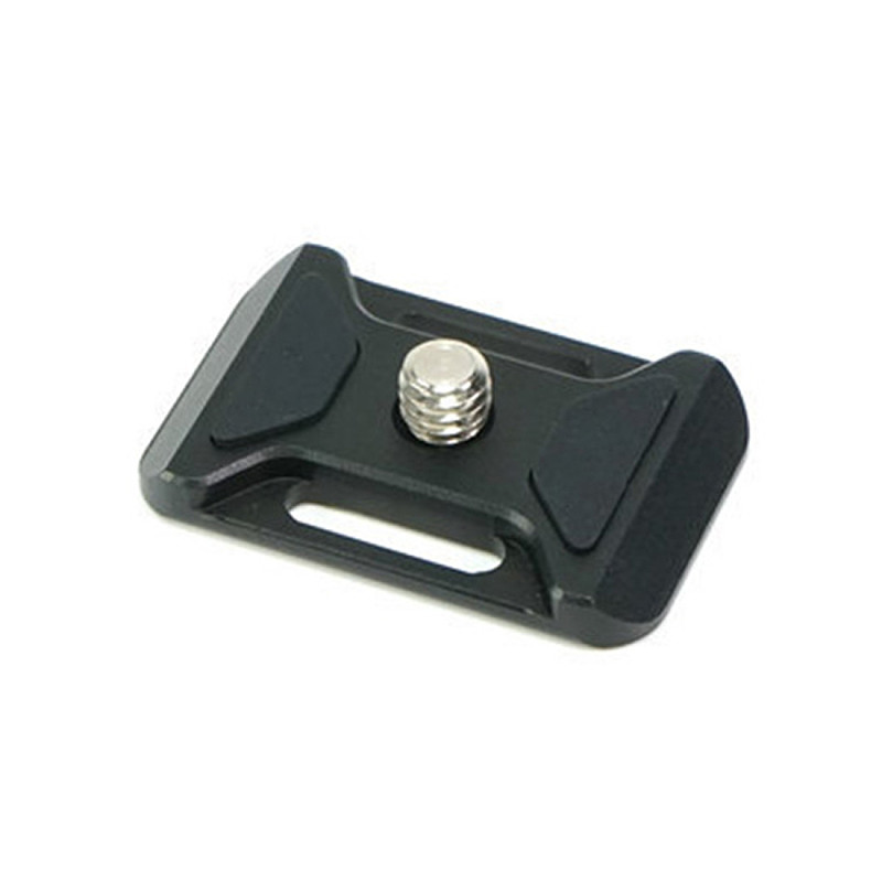 FEICAHO Universal Mini Quick Release Plate with Camera Strap Holes 1/4 Mounting Screw for SLR Camera Rope Tripod Ball Head Clamp
