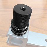 FEICHAO 1/4 '' Double Thumb Screw Flash Cold Shoe Camera Adapter Mount Tripod Mount Screw with 1/4 to 1/4 Nut for DSLR Camera