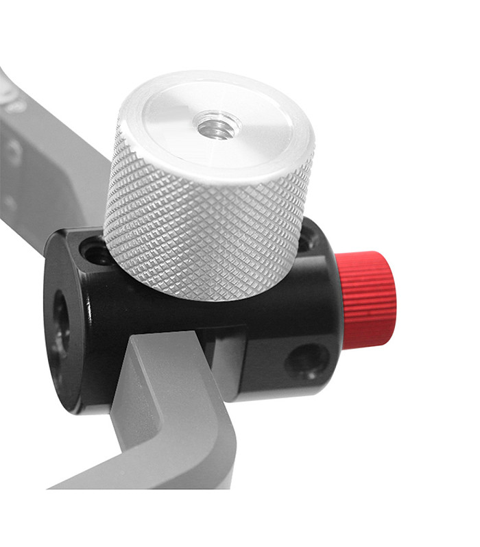 FEICAHO Handheld Gimbal Balance Counterweight Clip with 7x 1/4 Threaded Holes for DJI Ronin S for Zhiyun Grane 15mm Gear