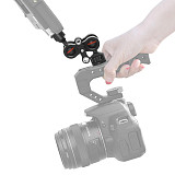 FEICAHO Multi-function Dual Ball Magic Arm Mount Adapter with 1/4  Screw for Sony DSLR Cameras Fill Light Monitor 6KG Load