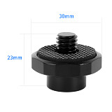 FEICHAO Universal Hex 3/8  inch Female Thread to 3/8  1/4  Male Screw Adapter for DSLR Cameras Flash Light Monitor Tripod Mount