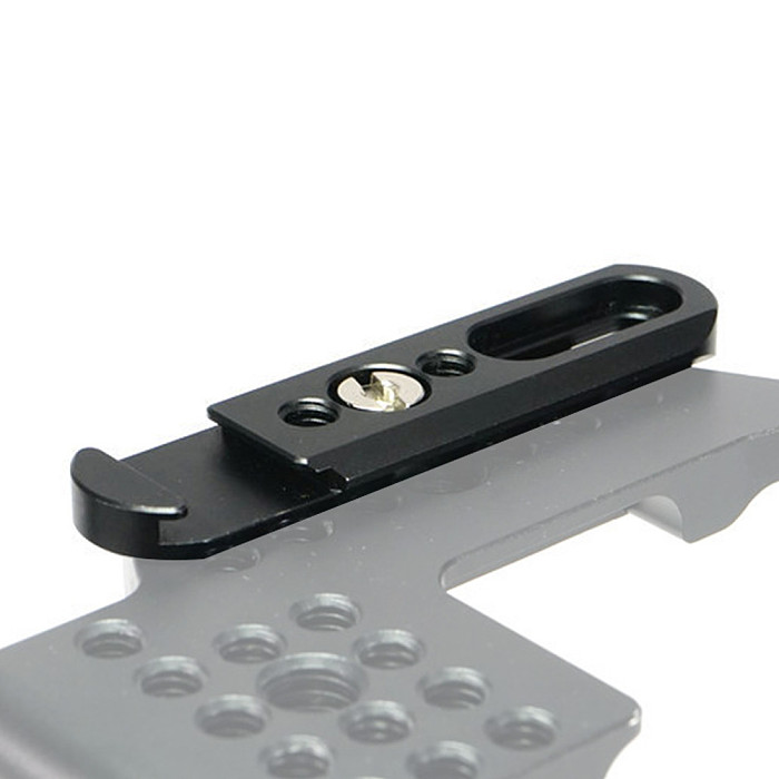 BGNing Camera Quick Release Safety Rail Cold Shoe Hotshoe Mount with 1/4'' Inch Screws for Nato Handle EVF DSLR Cage Accessories