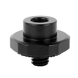 FEICHAO Universal Hex 3/8  inch Female Thread to 3/8  1/4  Male Screw Adapter for DSLR Cameras Flash Light Monitor Tripod Mount