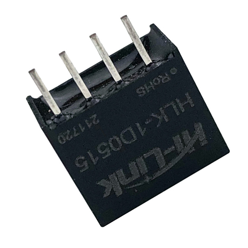 HLK-1D0515 11.5 * 10 * 6mm 5V to 15V66mA DCDC Industrial Power Module 1D0515 Small Size SPI Isolated Unregulated Module