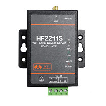 HF2211S Small Size Industrial Modbus Single Serial Port RS485 WiFi Converter TCP IP Telnet Modbus Flash 2M Serial