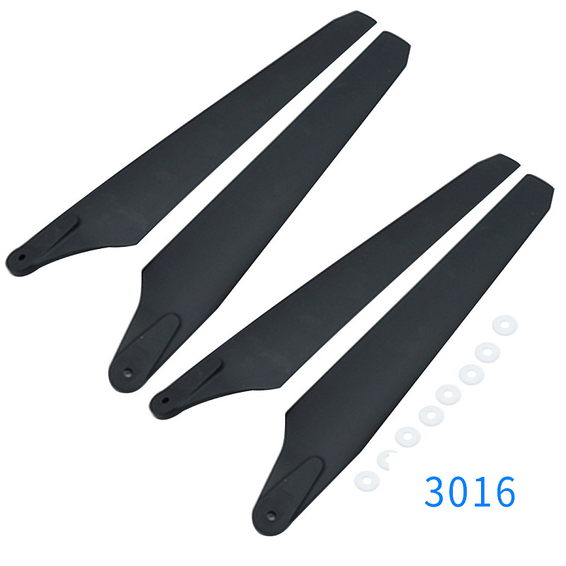SHENSTAR 4PCS Nylon Carbon Mix Propeller 3016 Folding Paddle without Clip 30 Inch CW CCW Props for RC Plant UAV Quadcopter