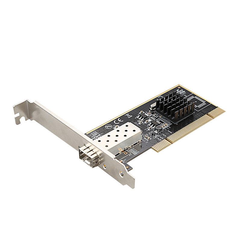 DIEWU TXA087 PCI Gigabit Ethernet Lan Adapter 1000Mbps Fiber Optical Port SFP Network Card Desktop PC Intel 82545