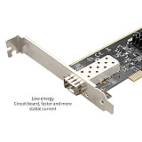 DIEWU TXA087 PCI Gigabit Ethernet Lan Adapter 1000Mbps Fiber Optical Port SFP Network Card Desktop PC Intel 82545