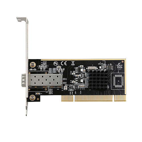 DIEWU TXA087 PCI Gigabit Ethernet Lan Adapter 1000Mbps Fiber Optical Port SFP Network Card Desktop PC Intel 82545