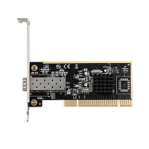 DIEWU TXA087 PCI Gigabit Ethernet Lan Adapter 1000Mbps Fiber Optical Port SFP Network Card Desktop PC Intel 82545