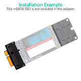 XT-XINTE mSATA SSD to SATA Converter 717 Pin Adapter Card for Macbook Pro Retina 2012 A1398 A1425 Converter Card