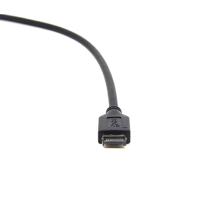 XT-XINTE USB 3.1 Adapter Cable Type-E Male to IDC20P Male USB 3.0 20Pin Extension Cable for Computer Motherboard 30cm