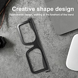 XT-XINTE Glasses Shape Foldable Laptop Stand Notebook Laptop for iPad Book Stand Adjustable Cooling Riser Holder Non-slip Bracket