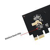 DIEWU TXA089 Pcie Single Port Ethernet Gigabit Pci Express 10/100/1000Mbps RJ45 Lan Network Adapter Card PXE Boot for Desktop