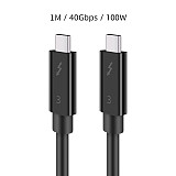 XT-XINTE Dual Type-c Cable USB C to USB Type C Cable for Mobile Phone Computer PD 100W Quick Charge 40Gbps Fast Data Cable