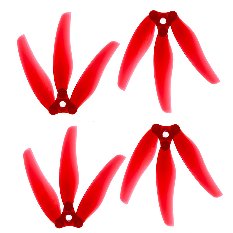 GEMFAN F6030 2/4 Pairs 4.67g 5mm/POPO 3-blade 3inch Propeller CW CCW for 2207-1900KV  Motor DIY RC FPV Racing Drone​