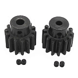 FEICHAO 2pcs Hole Diameter 6mm/8mm Steel Gear Modulus M2 14T Teeth Metal Connecting Pinion Mechanical Transmission Connector