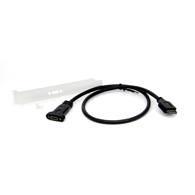 XT-XINTE USB 3.1 Front Panel Header Type E Male to Usb-C Type C Female Motherboard Expansion Cable Computer Connector 50cm