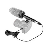 BGNING Microphone Compatible with SLR Camera Mobile Phone Smartphone Suitable for Video Shooting Live Broadcast Interviews Accessories