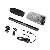 BGNING Microphone Compatible with SLR Camera Mobile Phone Smartphone Suitable for Video Shooting Live Broadcast Interviews Accessories