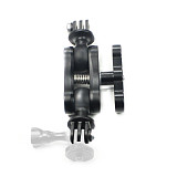 BGNING Aluminum Diving Light 360Degree Butterfly Clip Clamp Mount w/ 1/4  Screw 1 inch Ball Head Adapter for Gopro Sports Action Camera