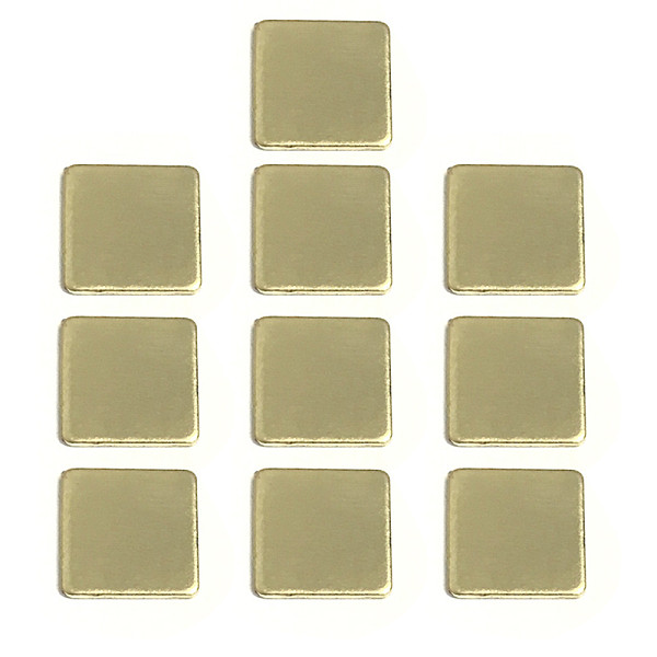 XT-XINTE 10Pcs 12x12x1MM Thermal Pad Barrier Pure Copper Heatsink Shim For Laptop Plate Computer Graphics Card Heat Sink Cooling Pad