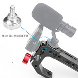 FEICHAO Universal Multi-function Aluminum alloy CNC Top Handle Grip With 15mm Rod Clamp Stabilizer Bracke For Dslr Camera Cage